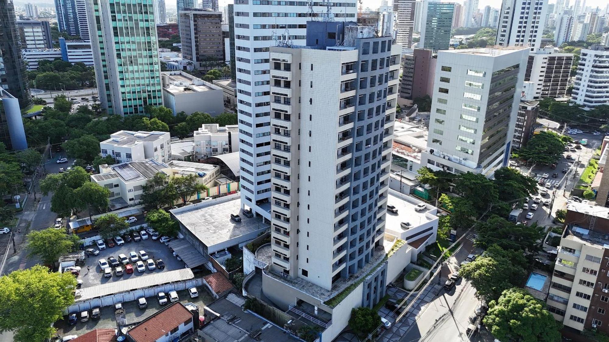 Flat No Condominio Metropolis - Ilha Do Leite Recife Exterior foto
