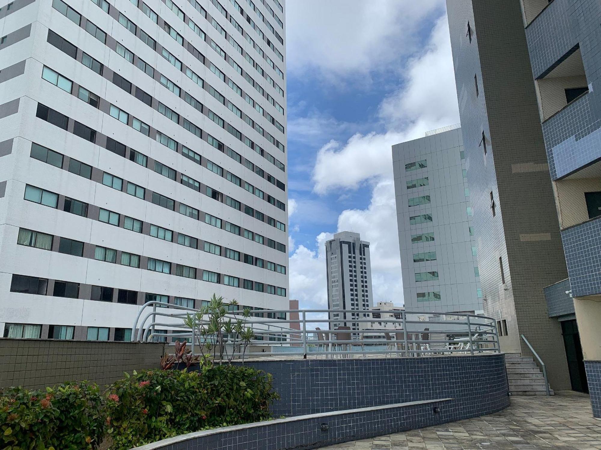 Flat No Condominio Metropolis - Ilha Do Leite Recife Exterior foto